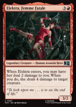 Elektra, Femme Fatale #687 · Magic: The Gathering