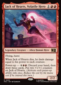 Jack of Hearts, Volatile Hero #693 · Magic: The Gathering