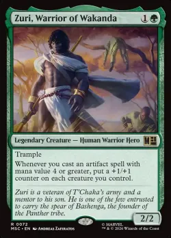 Zuri, Warrior of Wakanda #72 · Magic: The Gathering
