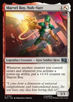 Marvel Boy, Noh-Varr #743 · Magic: The Gathering