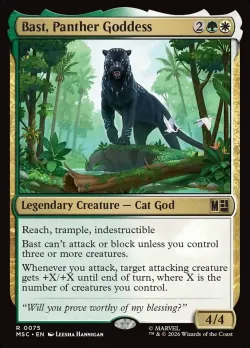 Bast, Panther Goddess #75 · Magic: The Gathering