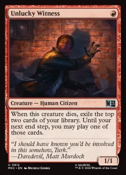 Unlucky Witness #812 · Magic: The Gathering