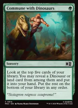 Commune with Dinosaurs #814 · Magic: The Gathering