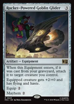 Rocket-Powered Goblin Glider #825 · Magic: The Gathering