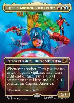Captain America, Team Leader 「MSC/879」「EN」