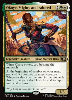 Okoye, Mighty and Adored #89 · Magic: The Gathering