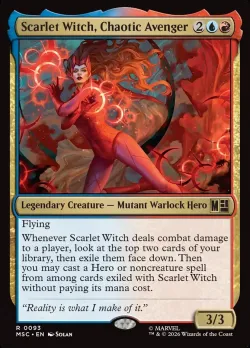 Scarlet Witch, Chaotic Avenger #93 · Magic: The Gathering