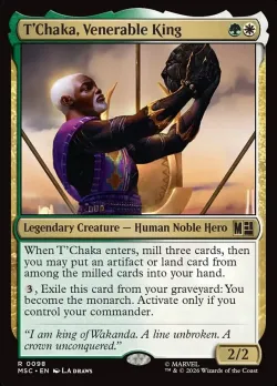 T'Chaka, Venerable King #98 · Magic: The Gathering