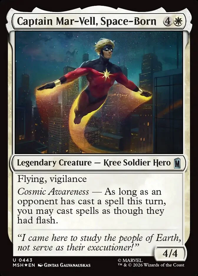 Captain Mar-Vell, Space-Born 「MSH/443」「EN」