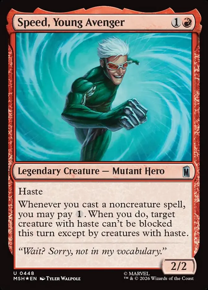 Speed, Young Avenger 「MSH/448」「EN」