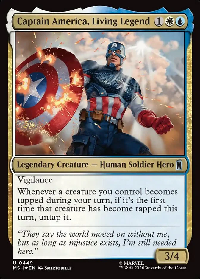 Captain America, Living Legend 「MSH/449」「EN」