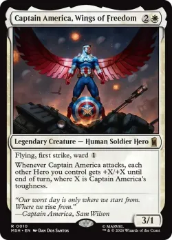 Captain America, Wings of Freedom #10 · Magic: The Gathering