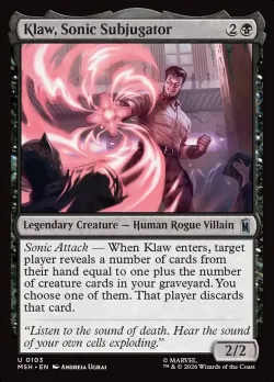 Klaw, Sonic Subjugator #103 · Magic: The Gathering
