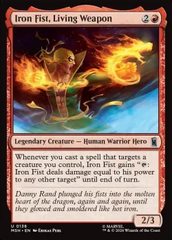 Iron Fist, Living Weapon #138 · Magic: The Gathering