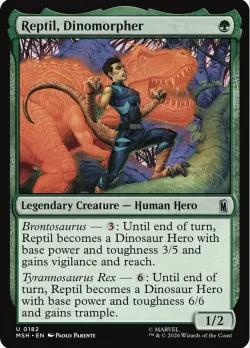 Reptil, Dinomorpher #182 · Magic: The Gathering