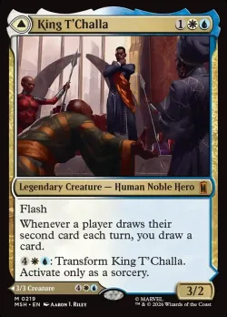 King T'Challa // Black Panther, Hope Enduring #219 · Magic: The Gathering