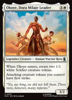 Okoye, Dora Milaje Leader #27 · Magic: The Gathering