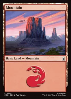 Mountain #294 · Magic: The Gathering