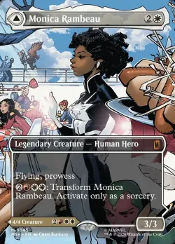 Monica Rambeau // Photon, Living Light #345 · Magic: The Gathering
