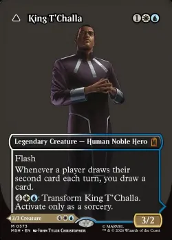 King T'Challa // Black Panther, Hope Enduring #373 · Magic: The Gathering