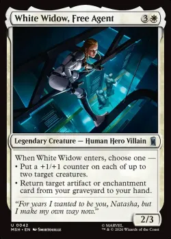 White Widow, Free Agent #42 · Magic: The Gathering