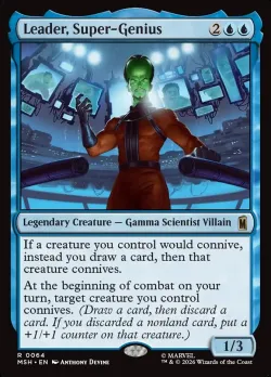 Leader, Super-Genius #64 · Magic: The Gathering