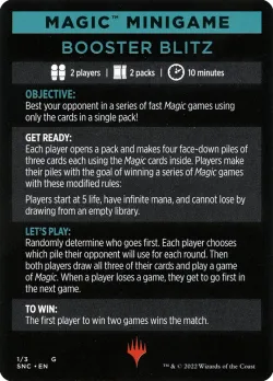 Booster Blitz #1 · Magic: The Gathering