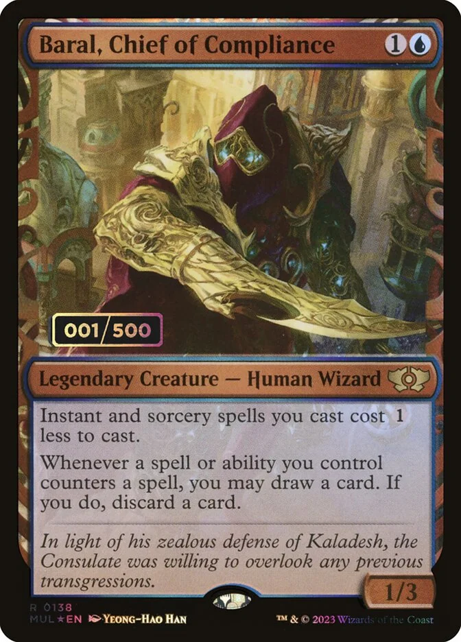 Baral, Chief of Compliance 「MUL/138z」「EN」