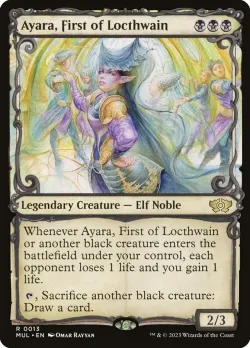 Ayara, First of Locthwain #13 · Magic: The Gathering