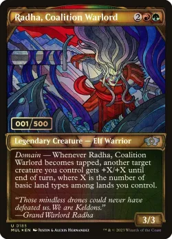 Radha, Coalition Warlord 「MUL/185z」「EN」