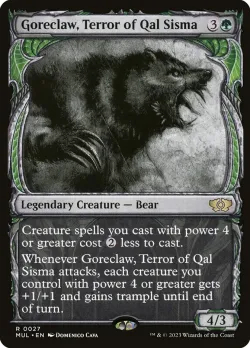 Goreclaw, Terror of Qal Sisma #27 · Magic: The Gathering