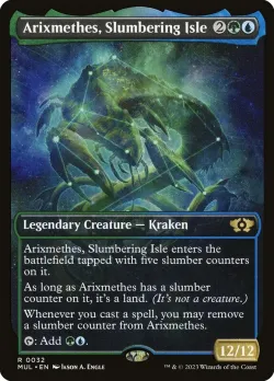 Arixmethes, Slumbering Isle #32 · Magic: The Gathering