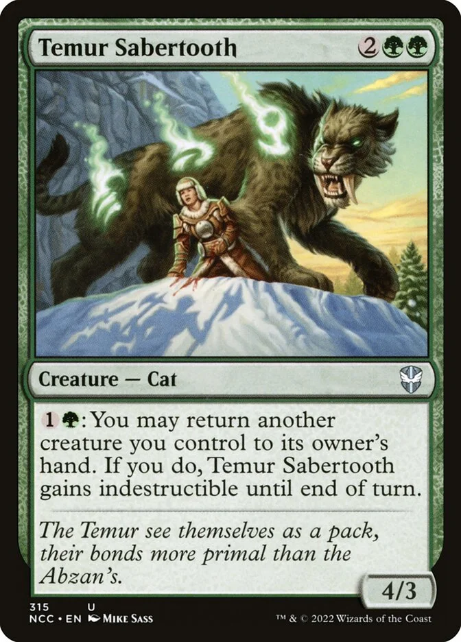 Temur Sabertooth 「NCC/315」「EN」