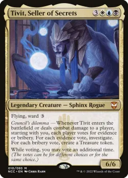 Tivit, Seller of Secrets #10 · Magic: The Gathering