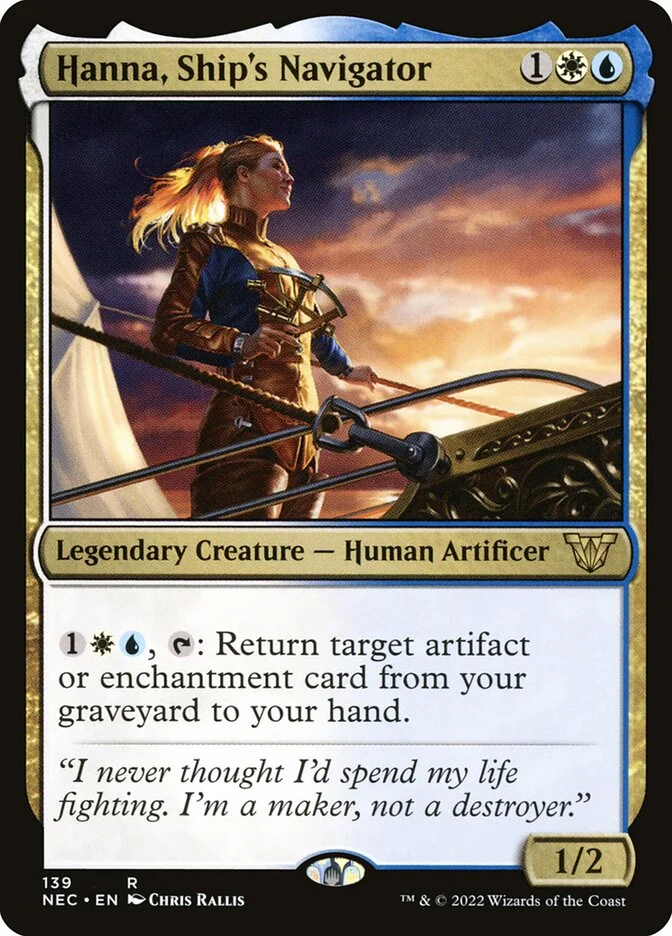 Hanna, Ship's Navigator 「NEC/139」「EN」