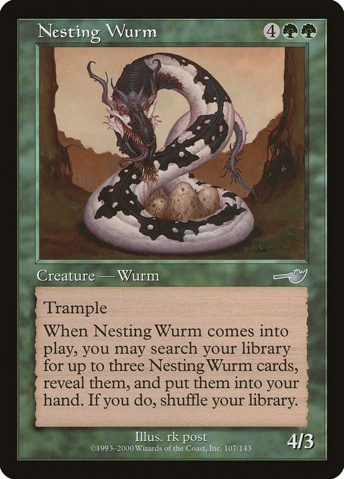 Nesting Wurm 「NEM/107」「EN」