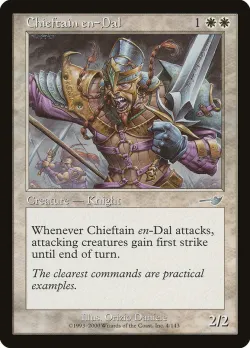 Chieftain en-Dal #4 · Magic: The Gathering