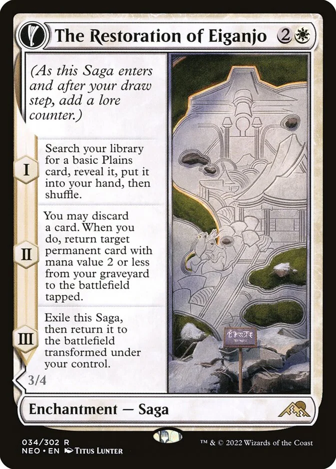 The Restoration of Eiganjo // Architect of Restoration 「NEO/34」「EN」
