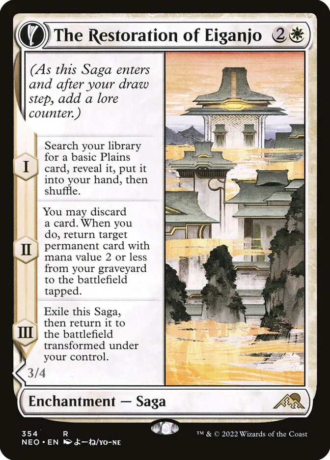The Restoration of Eiganjo // Architect of Restoration 「NEO/354」「EN」