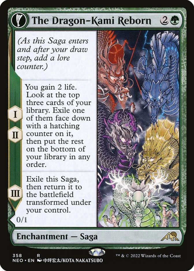 The Dragon-Kami Reborn // Dragon-Kami's Egg 「NEO/358」「EN」