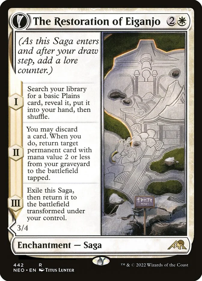 The Restoration of Eiganjo // Architect of Restoration 「NEO/442」「EN」