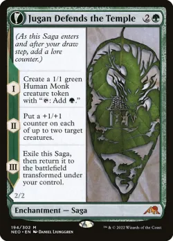 Jugan Defends the Temple // Remnant of the Rising Star #194 · Magic: The Gathering