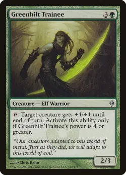 Greenhilt Trainee #112 · Magic: The Gathering