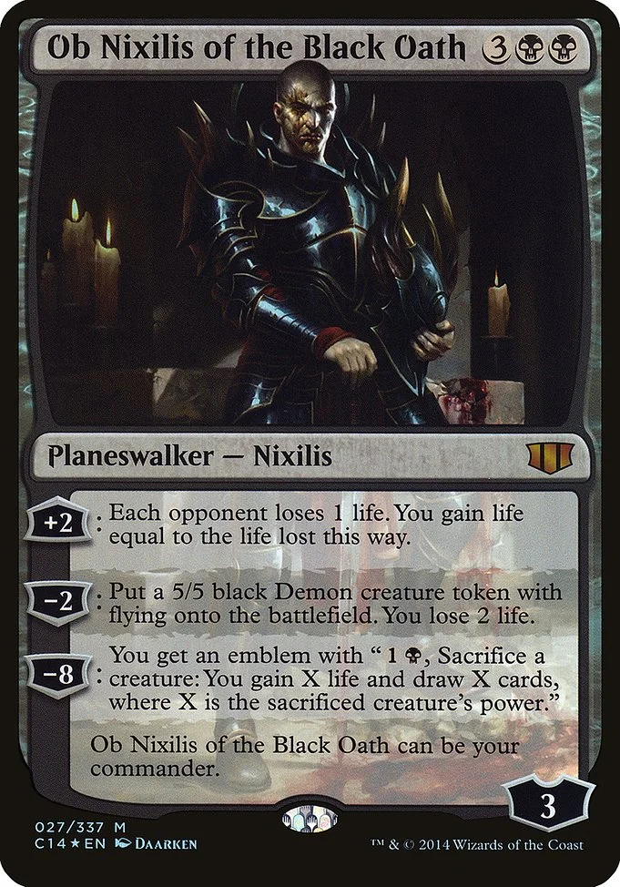 Ob Nixilis of the Black Oath 「OC14/27」「EN」