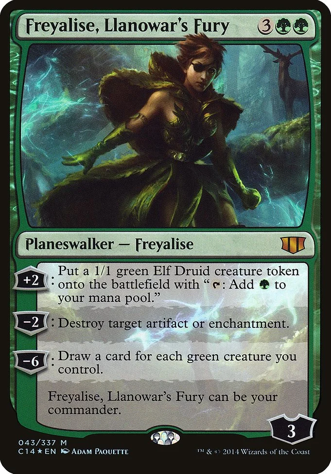Freyalise, Llanowar's Fury 「OC14/43」「EN」