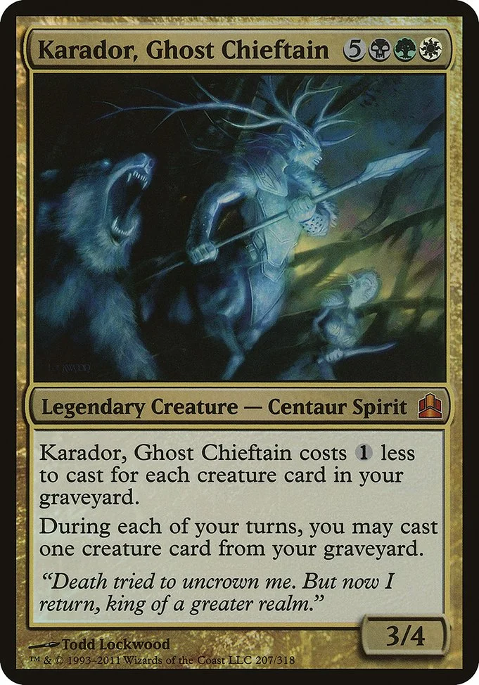 Karador, Ghost Chieftain 「OCMD/207」「EN」