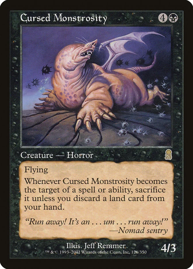 Cursed Monstrosity 「ODY/126」「EN」