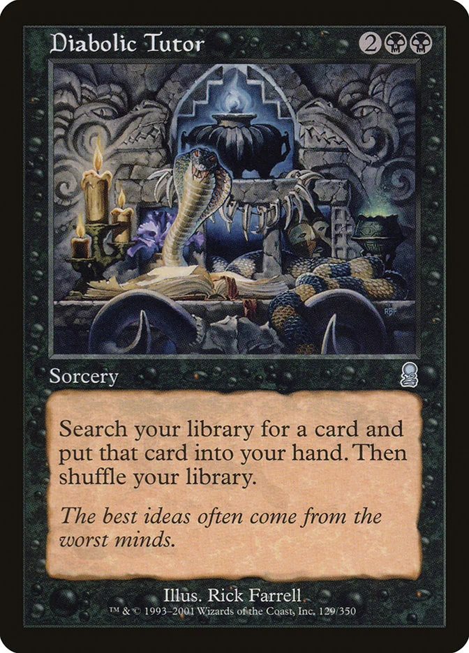 Diabolic Tutor 「ODY/129」「EN」