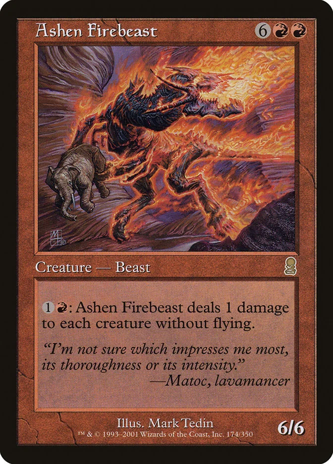 Ashen Firebeast 「ODY/174」「EN」