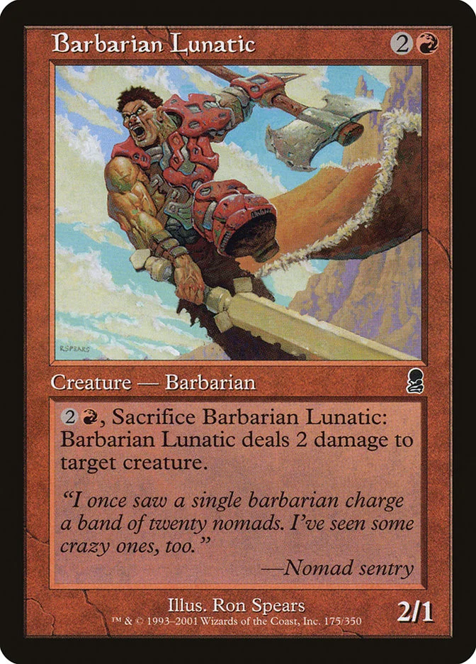 Barbarian Lunatic 「ODY/175」「EN」